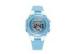 Aqua Blue LCD Digital Sport Wrist Watches China Movement / Japan Battery