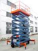 3Kw Motorized Adjustable Hydraulic Lift Platform for hotel exhibition hall , folding guardrails