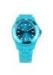 Chronograph Multifunction Digital Plastic Quartz Watches For Teenages Bright Blue