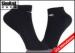 Soft Breathable Anti-bacterial Mens Black Ankle Socks / No Show Boat Socks Nylon or Cotton