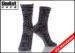 Cotton Grey 168 Needle Patterned Man Casual Socks / Male Leisure Socks