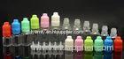 Customized childfroof cap e juice bottles in Black , White , Red , Blue , Yellow