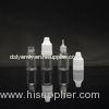 Plastic 20ml empty e juice bottles with child proof cap , Clear / White