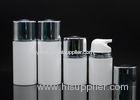 50ml PP Airless Cosmetic Pump Bottles Small Plastic Jars With Screw On Lids