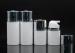 50ml PP Airless Cosmetic Pump Bottles Small Plastic Jars With Screw On Lids