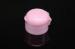Pink PP ABS AS Plastic Cosmetic Bottle Caps with hot stamp printing