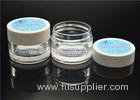 High End acrylic Lotion Jars Skincare Packaging , Color Customized