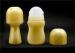 Yellow PP plastic deodorant containers empty roll on bottle Customized