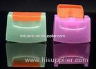 Green , Purple square flip cosmetic bottle caps 5mm - 40mm Neck size