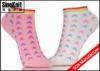 Frilly Cute Star Patterned Colorful Ankle Socks / Womens Cotton Socks Wholesale