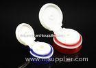 Round flip cosmetic bottle caps For Beauty Product , two color mixed