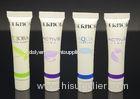 8 ml mini 5 layer High End Cosmetic Packaging tubes plastic , White / Pink