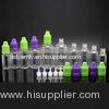 Green / Purple Empty E Liquid Bottles , light weight eye dropper bottles