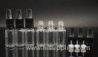 Black Clear PET / PE empty eye drop bottles with tamper proof cap