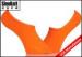Bright Colored Orange No Show Socks Low Cut Cotton Socks for Man and Woman