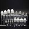 Customized White PET E Liquid bottles / 15 ml plastic dropper bottles