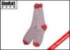 Stripe Crew Fancy Happy Life Colorful Funky Socks , Wholesale Knitted Cotton Men Socks