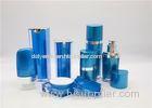 Blue Airless bottle Acrylic Cosmetic Containers And Jars for Beauty Product