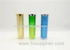 Custom 30ml colorful Airless Cosmetic Bottles / acrylic lotion bottles