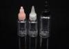 Clear glue container Plastic Cosmetic Bottles with sharp screw cap , 5ml 10ml 15ml 20ml