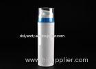 White cream Airless Cosmetic Bottles / lotion pump bottles 30ml 75ml