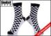 Business Men Casual Cotton Socks Black And White Crew Knitting Man Leisure Sock