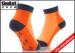 Orange Colored Cotton Slippers PACT Non Slip Kids Socks / Children Socks for Boys