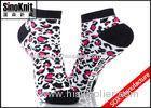 Leopard Colored Ankle Socks Sexy Women Low Cyt Ankle Socks with OEM Service