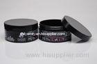 Custom Black Plastic Cream Jars High End Cosmetic Packaging 100g