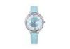 Fashion Metal Case Women Analog Quartz Watch With Leather Band , Japan Movt