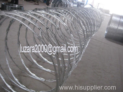 Razor Barbed Tape Concertina Coil Fencing