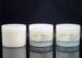 White 10 oz Body Cream Jars Empty Cosmetic Bottles with double wall