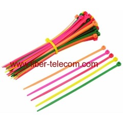 Self-locking nylon cable ties