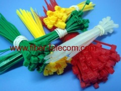 Self-locking nylon cable ties