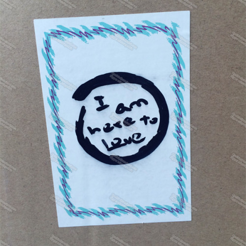 UV proof ink Writable Eggshell Sticker Destructive Vinyl Irremovable Label 
