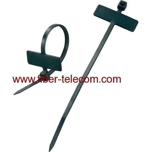 Plastic label cable ties