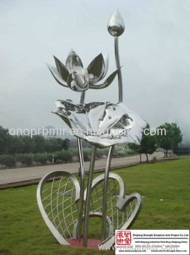 Superb Hand Carved Stainless Steel Sculpture