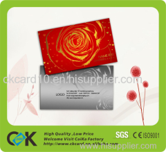 pvc magnetic membership card magnet business card of guangdong