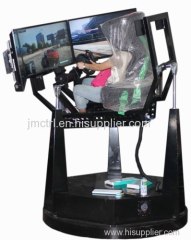 Racing and Flight simulator with 3 screen