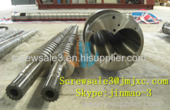 Conical screw barrel made in china zhejiang