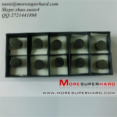Solid CBN inserts for rolls