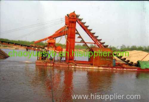 suction gold and diamond dredging boat