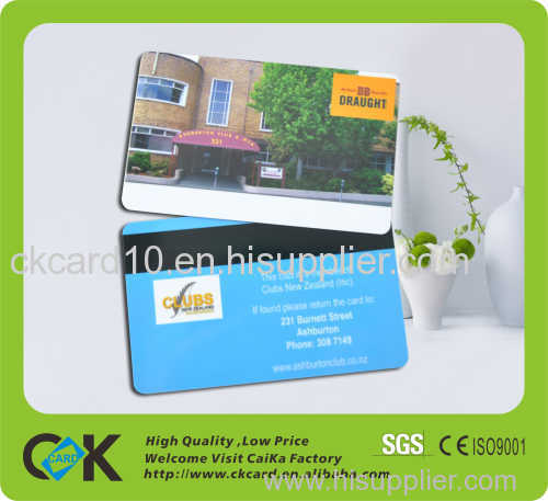 printed plastic pvc hico 2750oe magnetic cards blank of guangdong