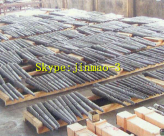 Bimetal twin double screw and barrel/conical screw