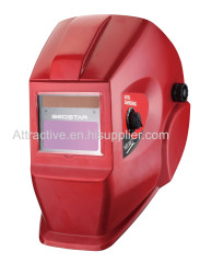 Auto-darkenning welding Helmets Solar cell back up with changable 2 AAA Alkaline batteries