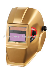 Auto-darkenning welding Helmets Solar cell back up with changable 2 AAA Alkaline batteries