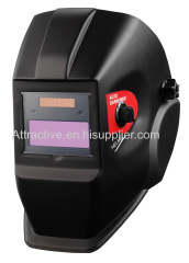 Auto-darkenning welding Helmets Solar cell back up with changable 2 AAA Alkaline batteries