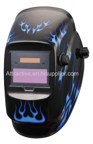 Auto-darkenning welding Helmets flames design  92*42mm/3.62''×1.65''