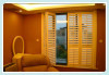 Beautiful Wooden Window Covering Shutter