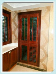 China Factory Wooden Timber Shutter